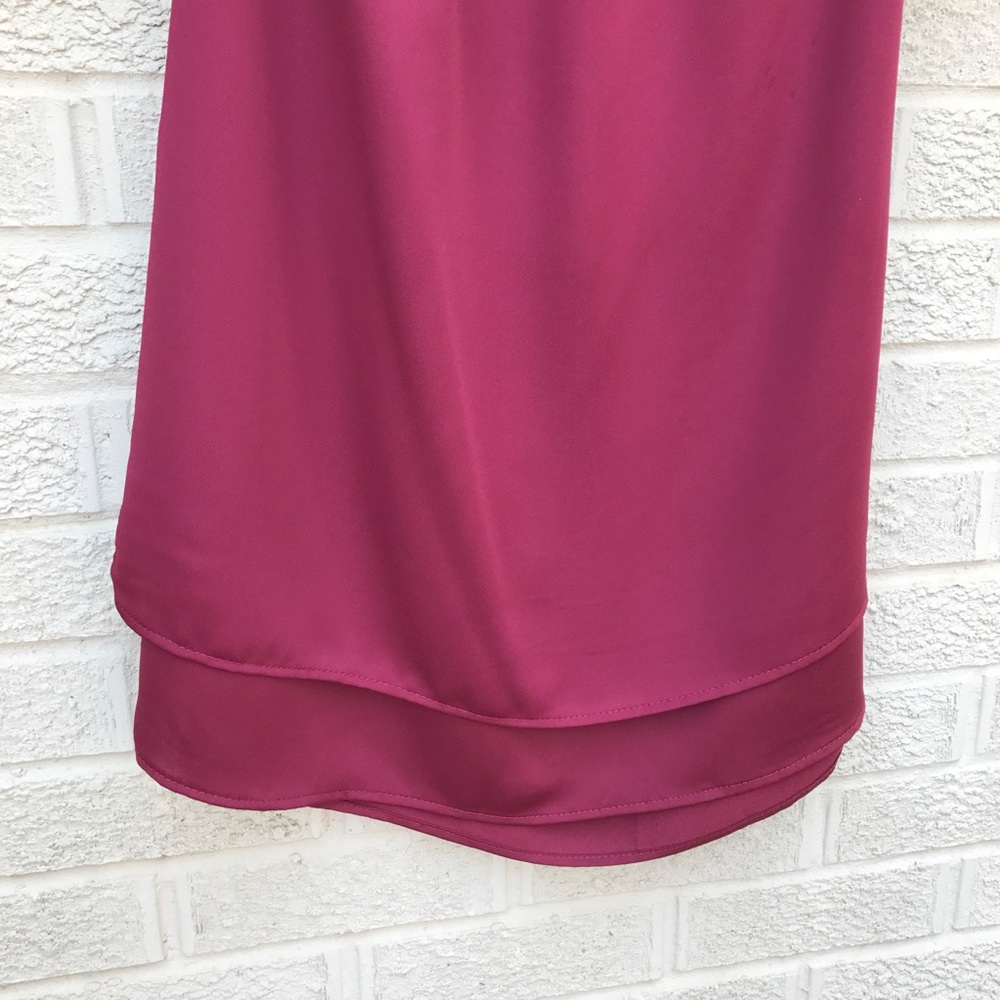 Impeccable Pig Wine Off the Shoulder Tunic - Picture 6 of 8